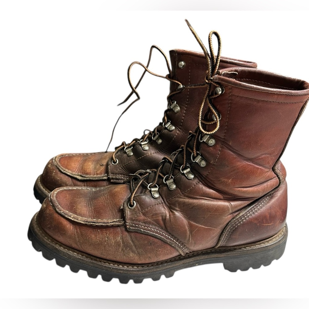 Vintage 80’s Red Wings Irish Setter Sport Boots Made in USA Vibram US 9.1/2 B